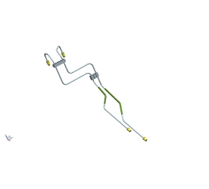 Front Brake Tube Assembly（4.76PVF）